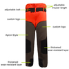 Weixi Men's PPE Safety Protection Arborist Chainsaw Protective Pants Chain Saw Chaps för vintern med blixtlåsstängning
