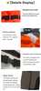 Weixi Professional Orange Grey Chaps Class 1 Orange Cut Resistant Chainsaw Pants Leg Protection for Wood Cutting and Logging Work
