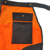 Weixi Orange Black Chain saw protective Chaps with tool pocket for chainsaw operator user for sale