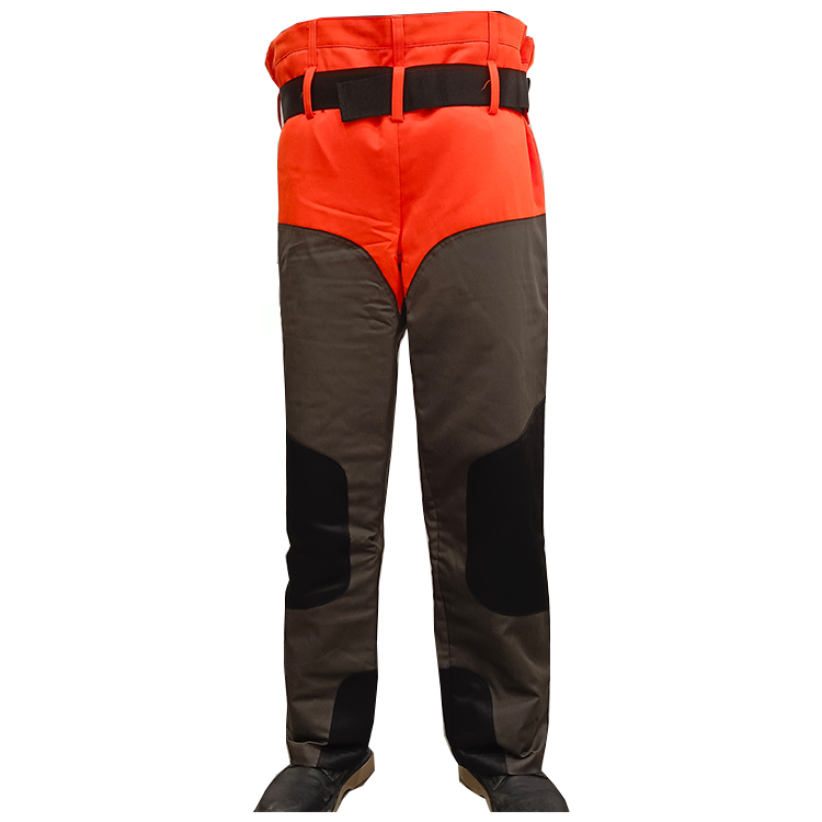 Pantalon De Sécurité Tronçonneuse 8 Couches - Protection Avant (tablier) Réglable Taille 68-132cm - Norme EN ISO 11393-2