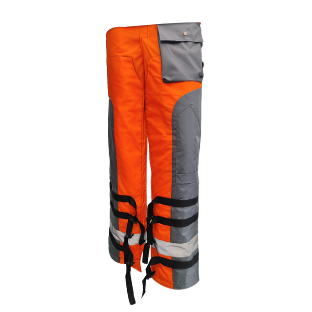 Weixin Hot Sale Lightweight Orange And Black Men's Chainsaw Pants Class 1 Chainsaw Chaps To Use with Gasoline Chainsaw