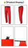 Weixi Factory Supply Forestry Red Chainsaw Chaps Class 1 Anti Lightweight Cut Chainsaw Pants Leg Guard Safety Wear for Logger Working