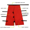 Summer Wood Cutting Legs Protection Apron Style Red Chain Saw Proof Pants Chainsaw Chaps for Loggers Forest Workers Protective