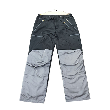 Weixi Men's Lightweight Breathable Cut Resistant Leg Protection Black Chainsaw Pants Chaps for Summer Logging Tree Cutting