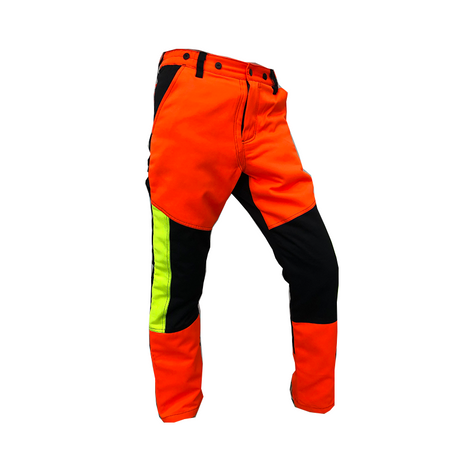 Weixi Orange and Black Class 1 Lightweight Cut Proof Chainsaw Pants Safety Trousers Work Pants for Forestry Logging Tasks