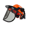 Weixin Hot Sales 4 in 1 Orange Hard Hat Safety Chainsaw Helmet with Face Shield And Earmuffs for Logging Forestry Work