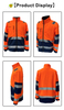 Weixi OEM Class 1 High-Visibility Reflective Design Cut-Resistant Protective Chainsaw Jacket for Forestry Wood Cutting