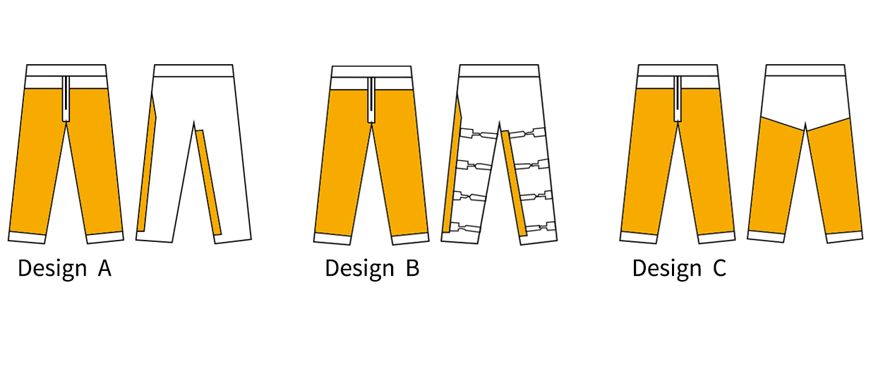 conception de pantalons de tronçonneuse