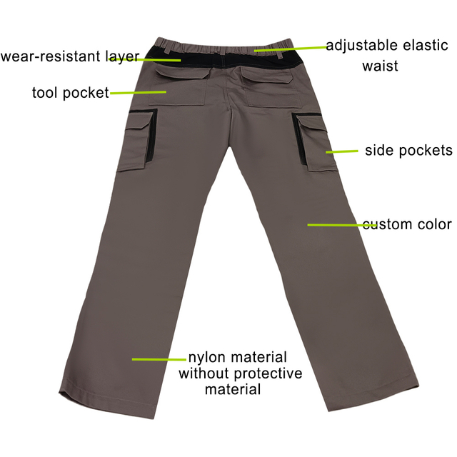 Weixi Hot sales Grey Black Chainsaw Chaps Professional Cut Resistant Pants Leg Protection for Logger Wood Cutting Working Sites