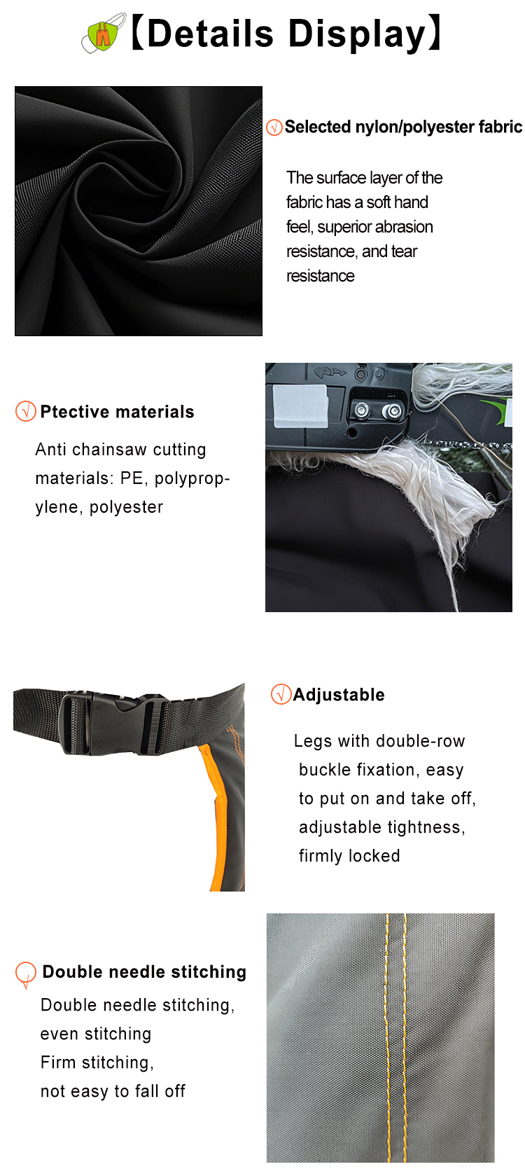 black chainsaw chaps