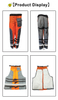 Weixin Hot Sale Lightweight Orange And Black Men's Chainsaw Pants Class 1 Chainsaw Chaps To Use with Gasoline Chainsaw