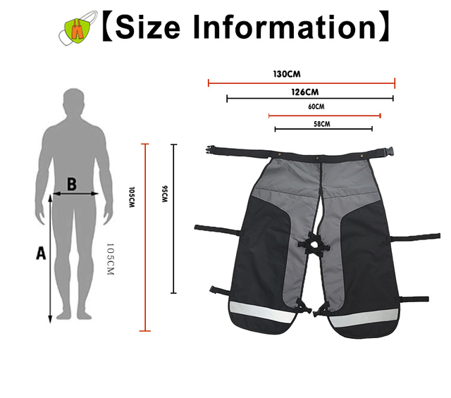 Weixi Factory Supply M & L Size Black Chainsaw Trousers Anti Cut Lightweight Safety Pants Suitable for Men and Women Logging Workers