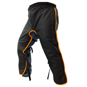 Weixi Lightweight Black Chainsaw Chaps Pants for Big And Tall Logging Guys Chainsaw Users