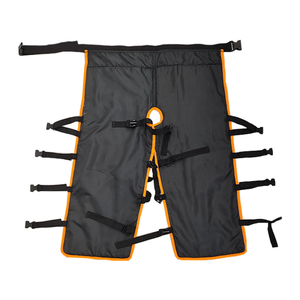 Weixin Breathable Adjustable Waist Apron Style Black Safety Pants Heavy Duty Anti-Cut Chainsaw Chaps Men Women Level D