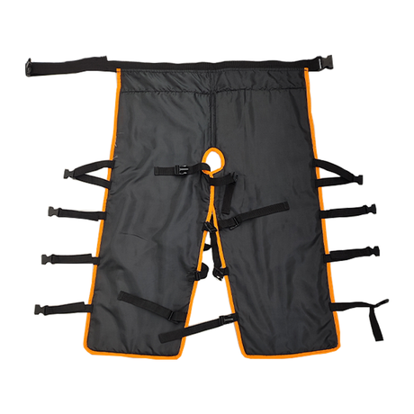 Weixin Breathable Adjustable Waist Apron Style Black Safety Pants Heavy Duty Anti-Cut Chainsaw Chaps Men Women Level D