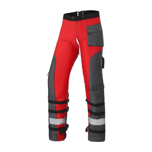 Weixin Lightweight Reflective Anti-Cut Protective Pants with Adjustable Buckle Chainsaw Safety Chaps for Forestry Worker